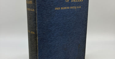New Points of Identification Found for Sigmund Freud's The Interpretation of Dreams (1913) First English Edition