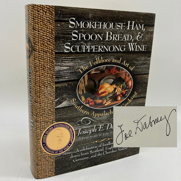 Signed Joseph Dabney Smokehouse Ham, Spoon Bread & Scuppernong Wine Cook Book HC