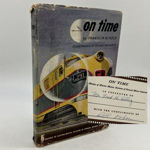1st Edition On Time G.M. Electro-Motive Division 1948 Franklin Reck w Provenance