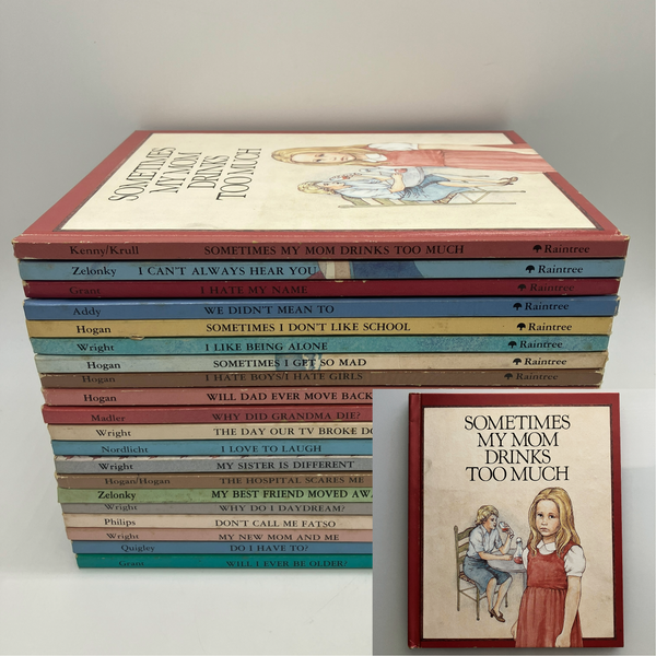 20 Lot Raintree HC Books For Parents Teachers Children "My Mom Drinks" & More VG