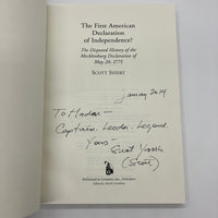 Signed The First American Declaration of Independence? by Scott Syfert Very Good