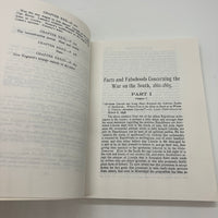 Facts & Falsehoods Concerning War on the South 1861-65 George Edmonds PB Reprint