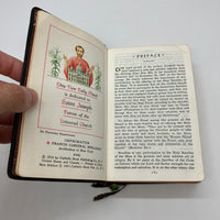 Saint Joseph Daily Missal 1963 Hugo Hoever Revised Ed w Bonded Leather Very Good