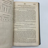 Reports of the Secretary of War with Reconnaissances (1850) Johnston, Simpson, Marcy & Whiting HC Near Fine