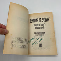 Signed James Doohan Beam Me Up Scotty (1996) Paperback Book in POOR CONDITION