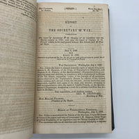 Reports of the Secretary of War with Reconnaissances (1850) Johnston, Simpson, Marcy & Whiting HC Near Fine