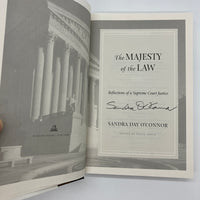 Signed Sandra Day O'Connor The Majesty of the Law 2003 HC DJ Good First Edition