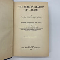 First English Edition The Interpretation of Dreams 1913 Sigmund Freud Cloth HC