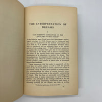 First English Edition The Interpretation of Dreams 1913 Sigmund Freud Cloth HC