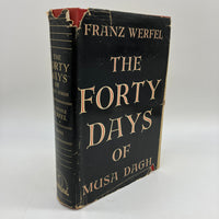 The Forty Days of Musa Dagh (1934) Franz Werfel 2nd Printing Hardcover DJ Good