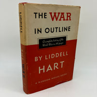 The War in Outline 1914-1918 (1936) Liddell Hart Random House HC DJ w Maps Good