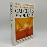 Calculus Made Easy 1998 Silvanus Thompson Martin Gardner Hardcover DJ Very Good