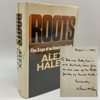 Signed Alex Haley Roots: The Saga of an American Family (1976) Hardcover Fine