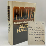 Signed Alex Haley Roots: The Saga of an American Family (1976) Hardcover Fine