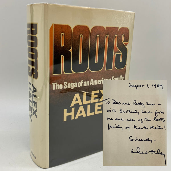 Signed Alex Haley Roots: The Saga of an American Family (1976) Hardcover Fine