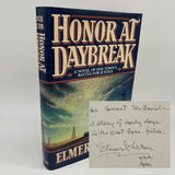 Signed Elmer Kelton Honor At Daybreak (1991) Hardcover DJ First Edition Good