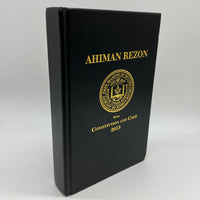 Ahiman Rezon with Constitution and Code (2015) Frederick Dalcho SC Free Masonry