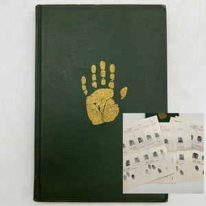 The Finger Print Instructor w Plates (1942) Frederick Kuhne Hardcover Very Good