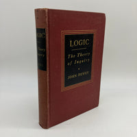 Logic The Theory of Inquiry (1951) John Dewey Cloth Hardcover Very Good