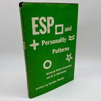 ESP And Personality Patterns 1964 Gertrude Schmeidler R.A. McConnell HC DJ Good