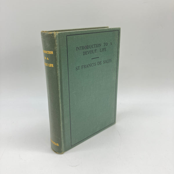 Introduction to a Devout Life St. Francis de Sales Pustet & Co Vintage Hardcover