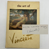 Signed Vinciata The Art of Vinciata 1962 AKA Joe Wallace King HC Poor Condition