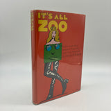 First Edition It's All Zoo (1968) Gerald Browne Hardcover Dust Jacket Good