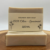 All Natural Spearmint 100% Olive Oil Handmade Soap