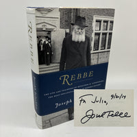 Signed Joseph Telushkin Rebbe (2014) Menachem Schneerson Rabbi Biography HC Good