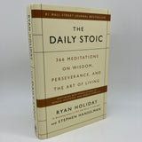 The Daily Stoic: 366 Meditations On Wisdom 2016 Ryan Holiday Hardcover Very Good