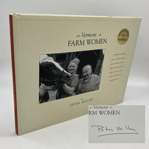 Signed Peter Miller Vermont Farm Women (2002) Photography Hardcover DJ Very Good