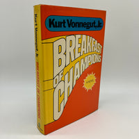 Breakfast of Champions (1973) Kurt Vonnegut Jr HC DJ BCE Book Club Edition Good