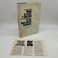 How You Too Can Make At Least $1 Million (But Probably Much More) In the Mail-Order Business 1978 Gerardo Joffe HC Very Good