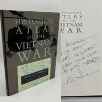 Signed Historical Atlas of the Vietnam War (1995) Harry Summers HC DJ Very Good