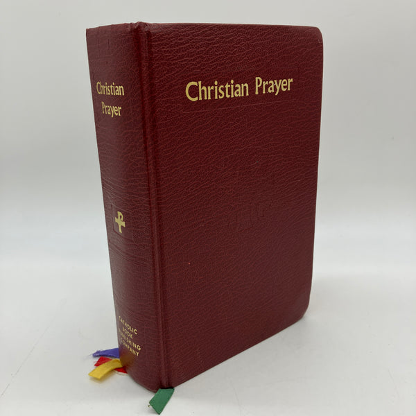 Christian Prayer: Liturgy of the Hours (1976) Catholic w Music Leather Very Good