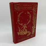 The Crimson Fairy Book (1929) Andrew Lang Crown Edition HC 8 Color Plates Good