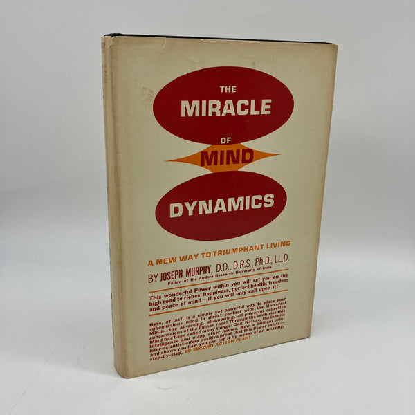 The Miracle of Mind Dynamics 1964 Joseph Murphy Self Help Hardcover DJ Very Good