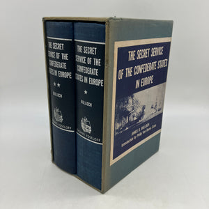 Secret Service of Confederate States in Europe (1959) Bulloch HC Set Slipcase VG