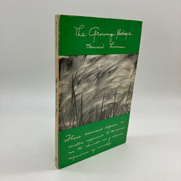 The Growing Edge (1974) Howard Thurman Sermons Christian Living Paperback Good