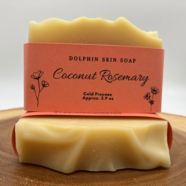 All Natural Coconut Rosemary Handmade Soap