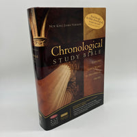 Chronological Study Bible NKJV (2008) Thomas Nelson Clean Hardcover DJ Very Good