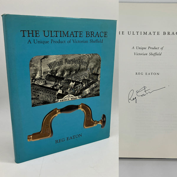 Signed The Ultimate Brace 1989 Reg Eaton UK Sheffield Metallic Framed HC DJ Good