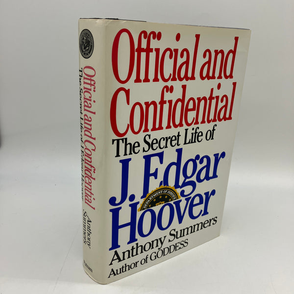 Official and Confidential: The Secret Life of J. Edgar Hoover (1993) Anthony Summers Hardcover Very Good