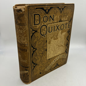 The History of Don Quixote 1880 Cervantes Gustave Dore Illustrated Large HC POOR