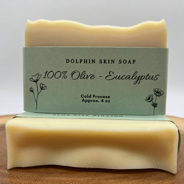 All Natural Eucalyptus 100% Olive Oil Handmade Soap