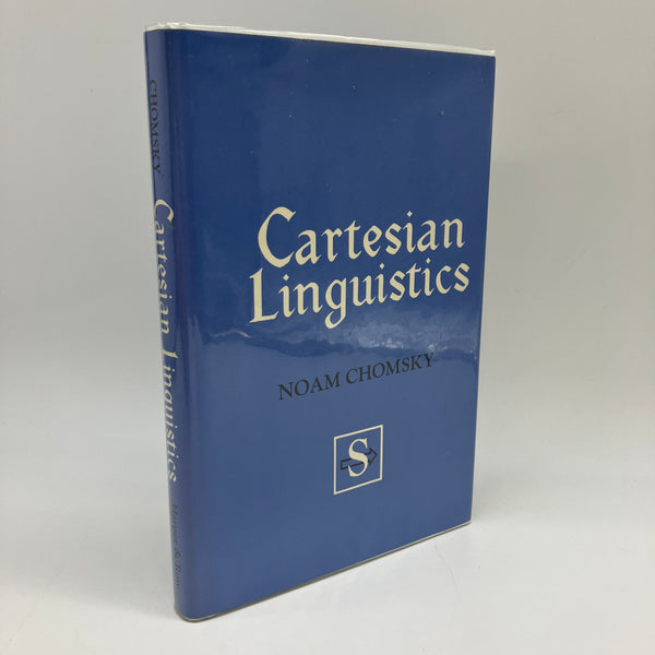 First Edition Cartesian Linguistics 1966 Noam Chomsky Hardcover Dust Jacket Good