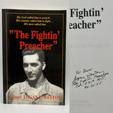 Signed The Fightin' Preacher 1992 Colonel Logan Weston Christian Paperback Good