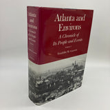 Atlanta and Environs Its People and Events Vol. 1 Franklin Garrett HC Acceptable