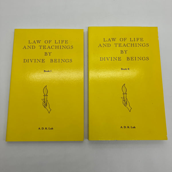 Law of Life and Teachings by Divine Beings I II (1994) ADK Luk PB Set Very Good