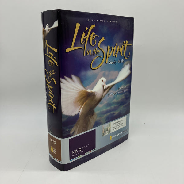 Life in the Spirit Study Bible KJV (2003) Zondervan HC w Helps & Color Maps Good